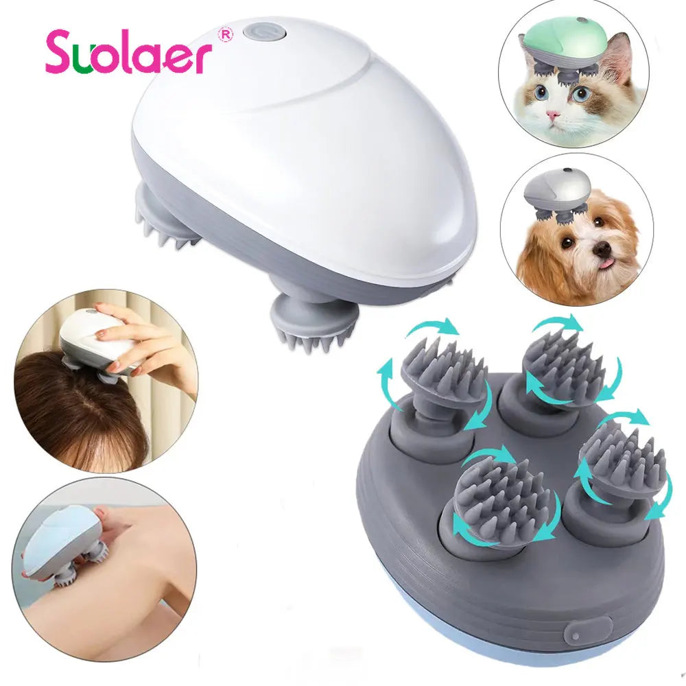Electric Kneading Scalp Massager