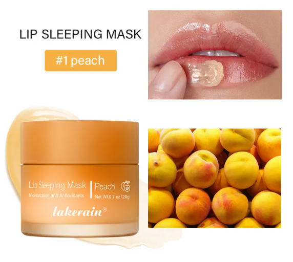 The New Sleep Lip Balm + Mask for Exfoliating Skin Nourishing & Hydrating