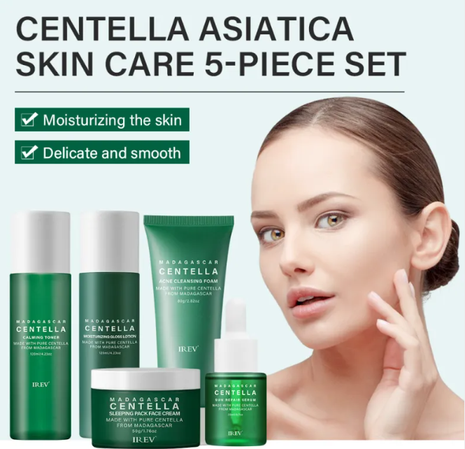 Madagascar Centella Snowgrass 5 Piece Skincare Set