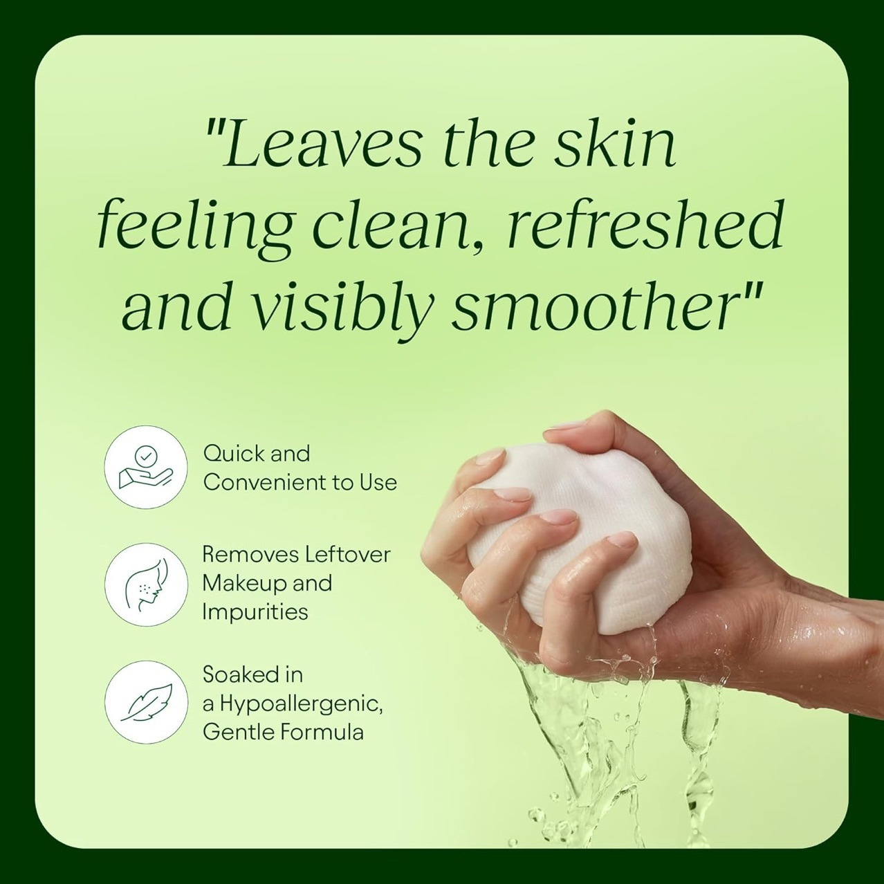 Wrinkle Minimizing Centella Asiatica Toner Pads