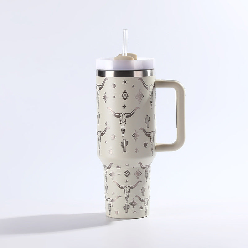 The Nomad Tumbler - Stainless Steel Travel Cup with Straw