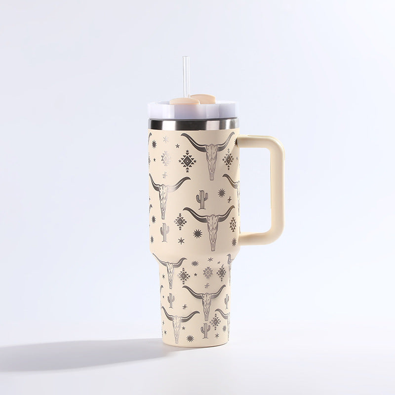 The Nomad Tumbler - Stainless Steel Travel Cup with Straw
