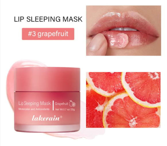 The New Sleep Lip Balm + Mask for Exfoliating Skin Nourishing & Hydrating