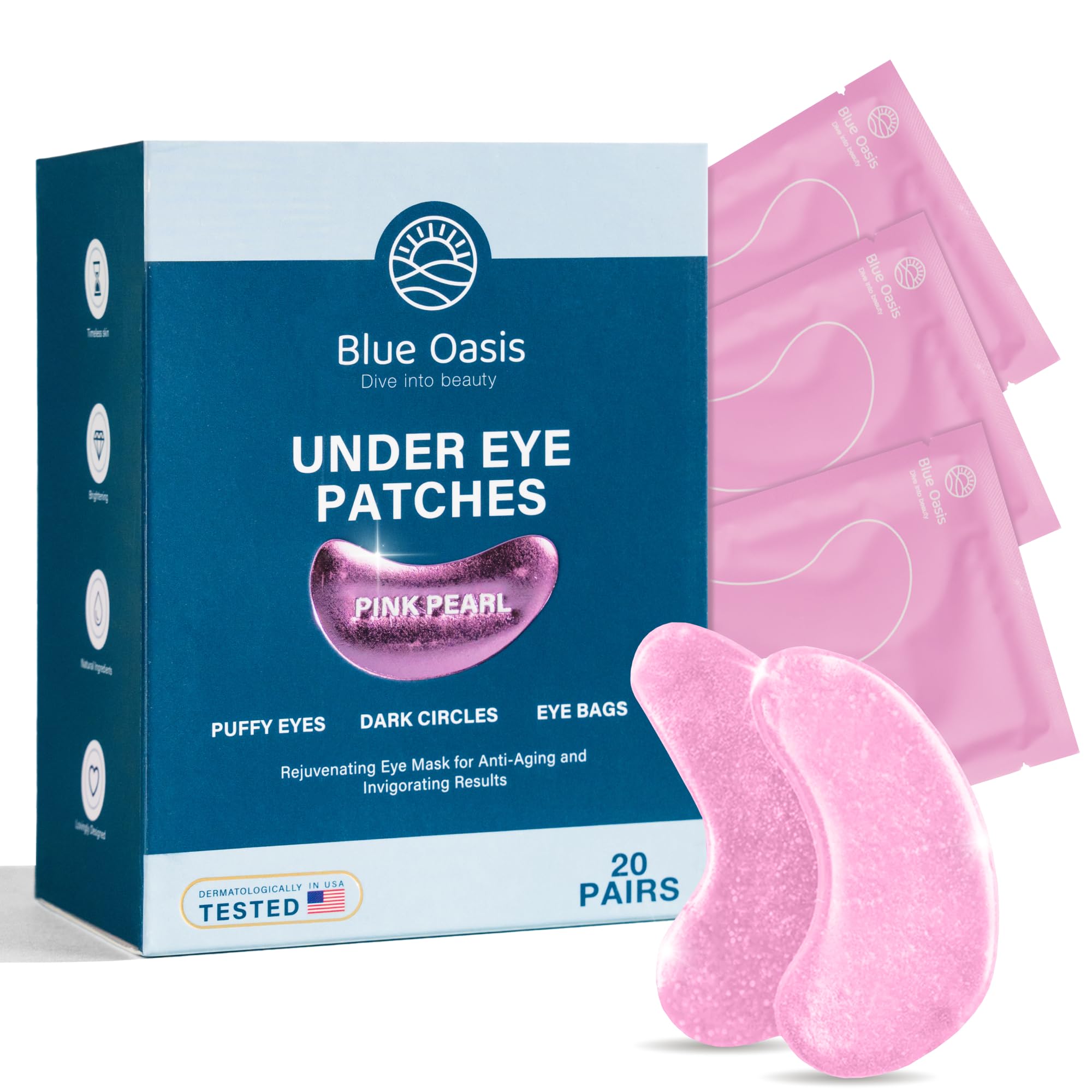 Hydrating Under-Eye Gel Patches - 20 Pairs