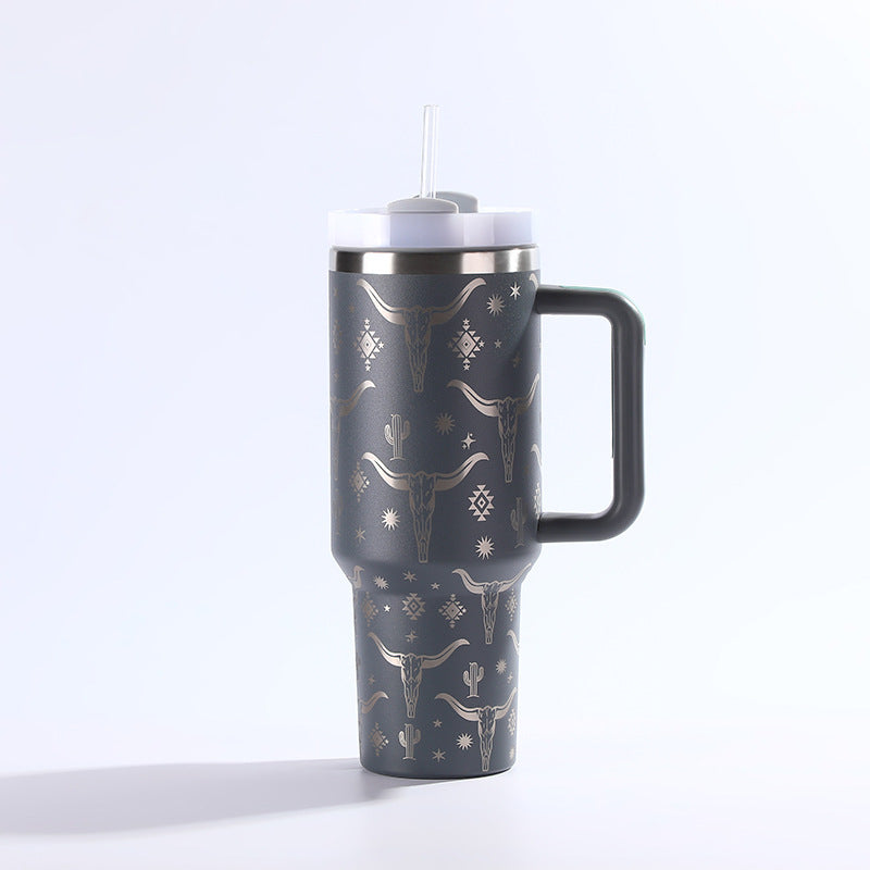 The Nomad Tumbler - Stainless Steel Travel Cup with Straw