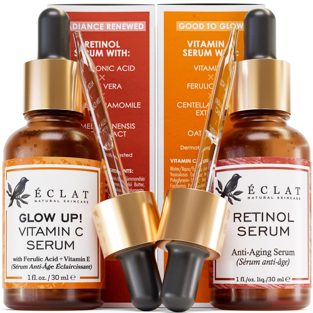 Eclat's Vitamin C & Retinol Serum Set