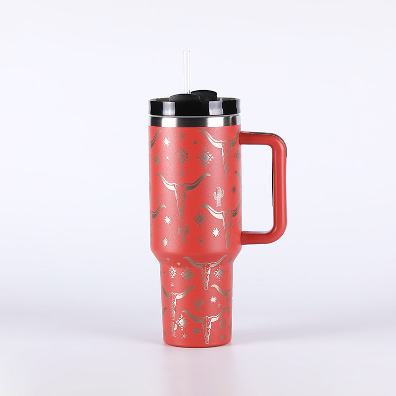 The Nomad Tumbler - Stainless Steel Travel Cup with Straw