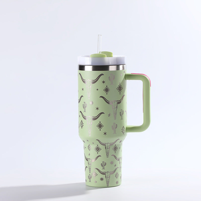 The Nomad Tumbler - Stainless Steel Travel Cup with Straw