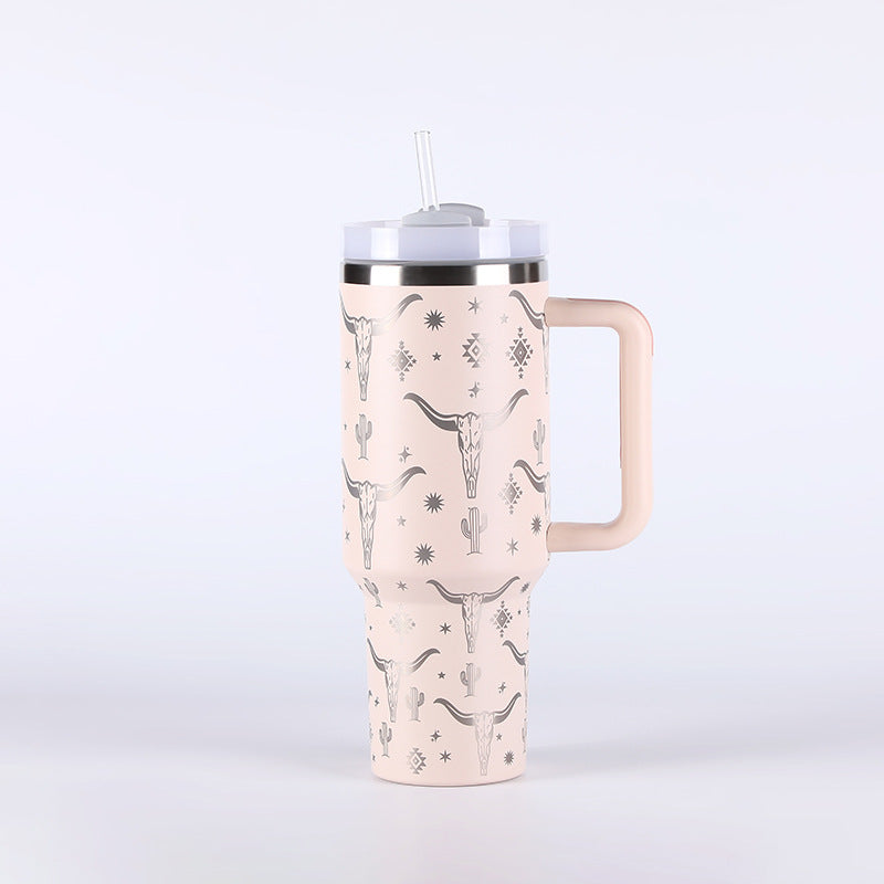 The Nomad Tumbler - Stainless Steel Travel Cup with Straw