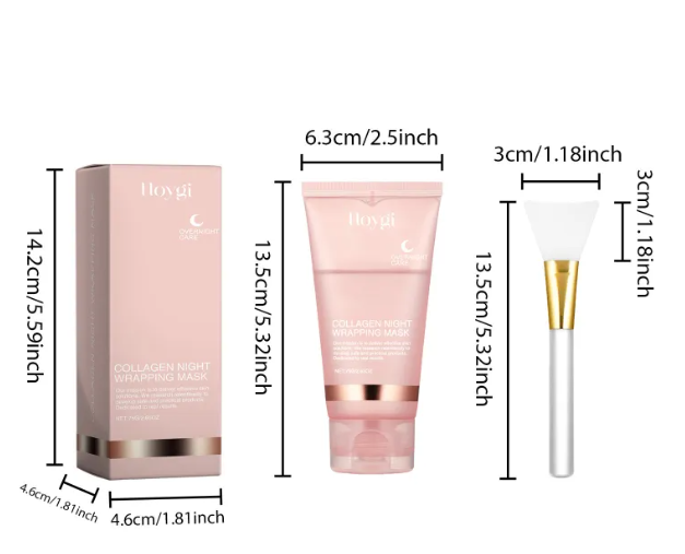 Hoygi Collagen Night Wrapping Mask + Brush
