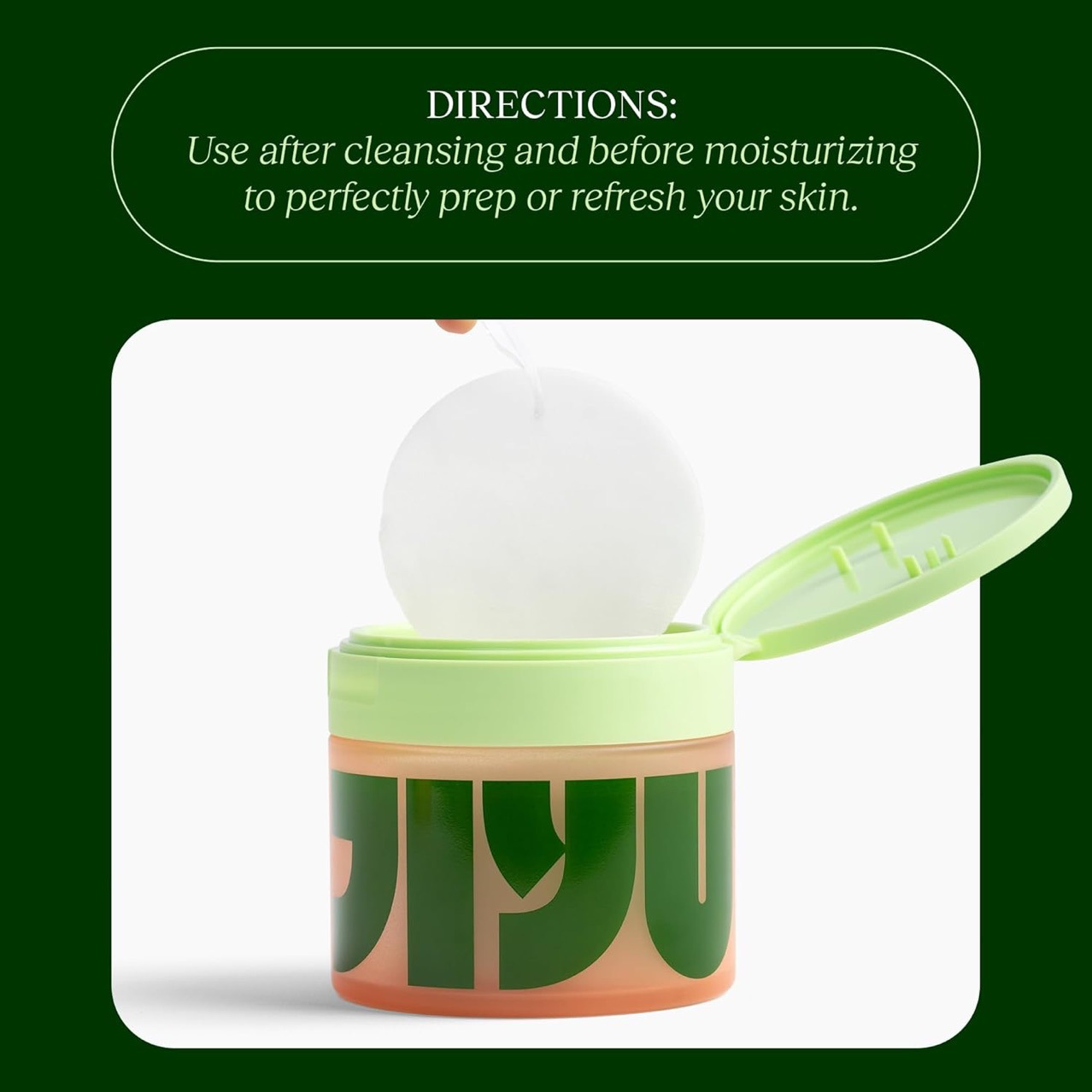 Wrinkle Minimizing Centella Asiatica Toner Pads
