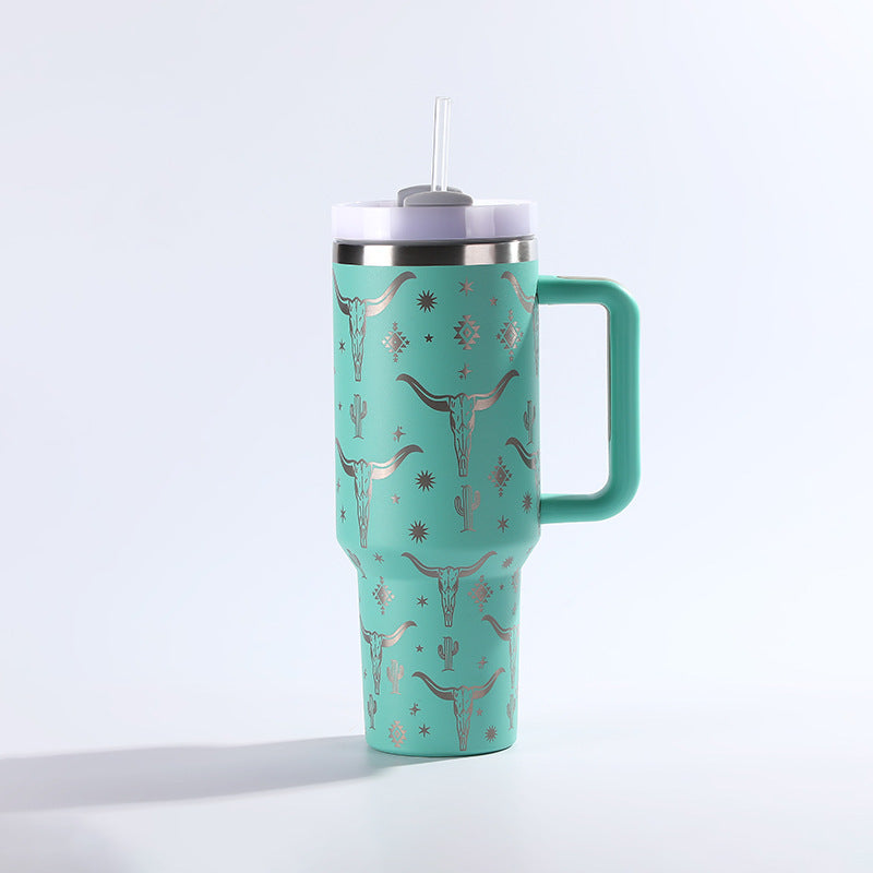 The Nomad Tumbler - Stainless Steel Travel Cup with Straw
